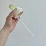 Cream Green Gradient Carry Handle Tumbler - Image 6