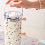 Floral Travel Tumbler - Image 2