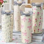 Floral Travel Tumbler - Image 3