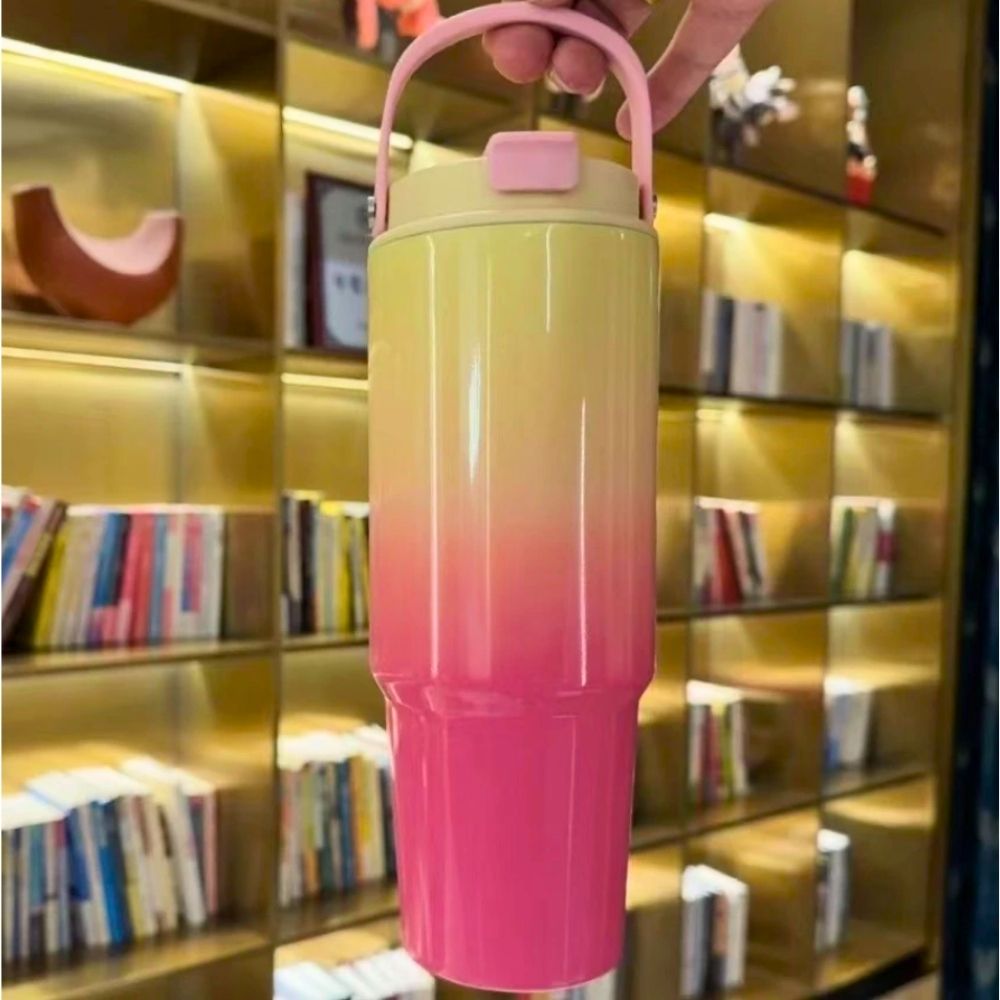 STE-31.jpg Pink Gradient Travel Tumbler - Image 1