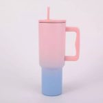 Pink Blue Gradient Tumbler
