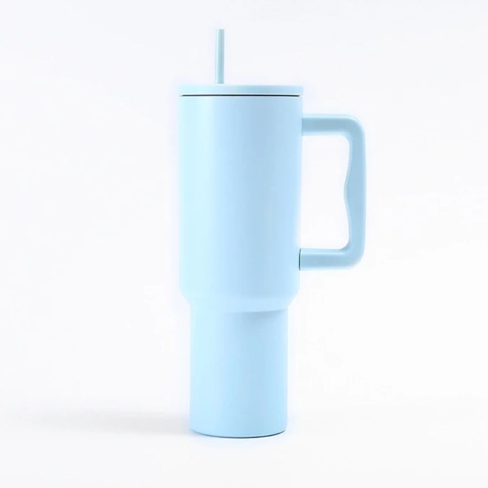 STE-58.jpg Sky Blue Straw Tumbler - Image 1