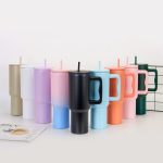 Navy Handle Straw Tumbler - Image 3